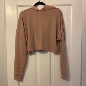 Dusty rose cropped sweater